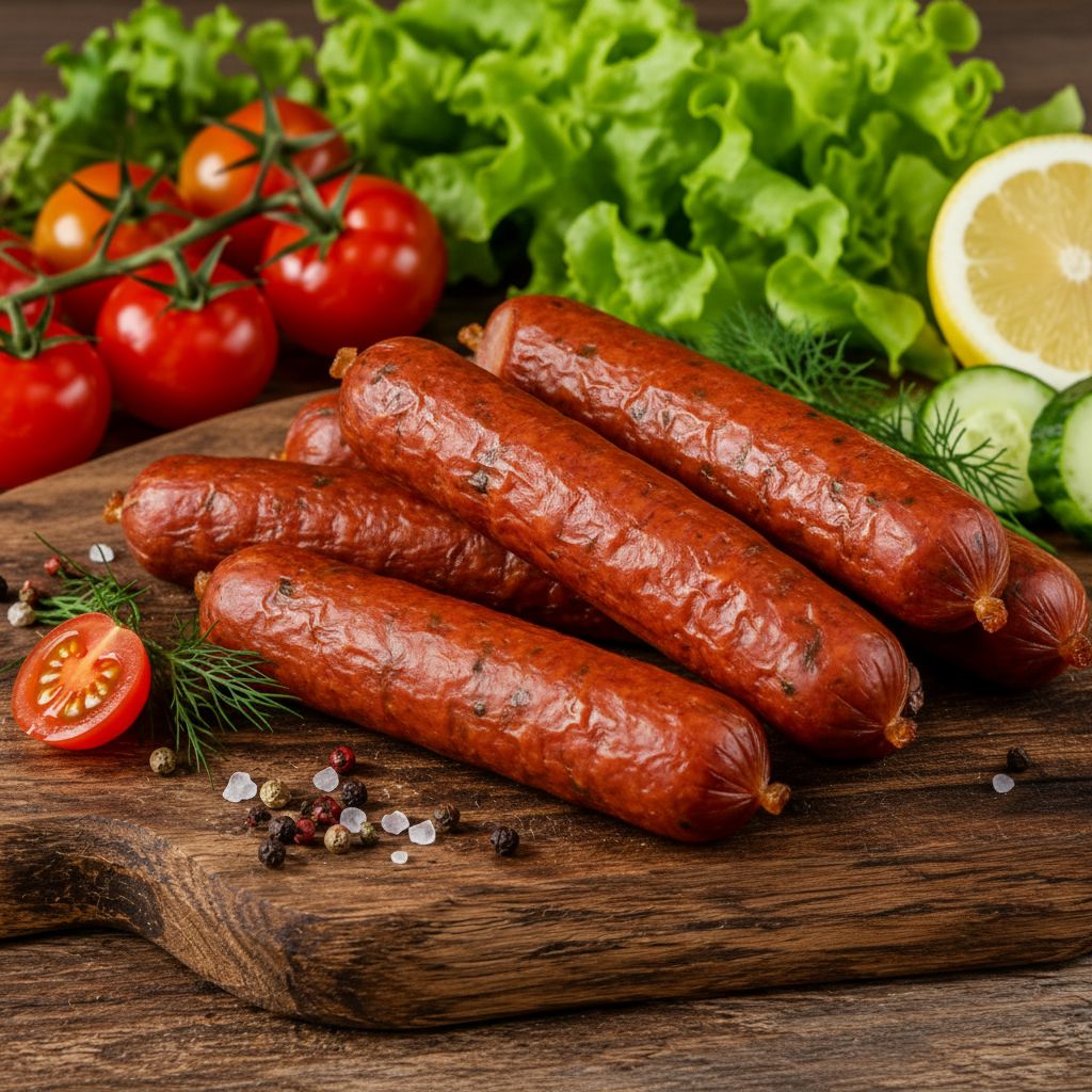 Kiełbasa Wędzona z Łososia